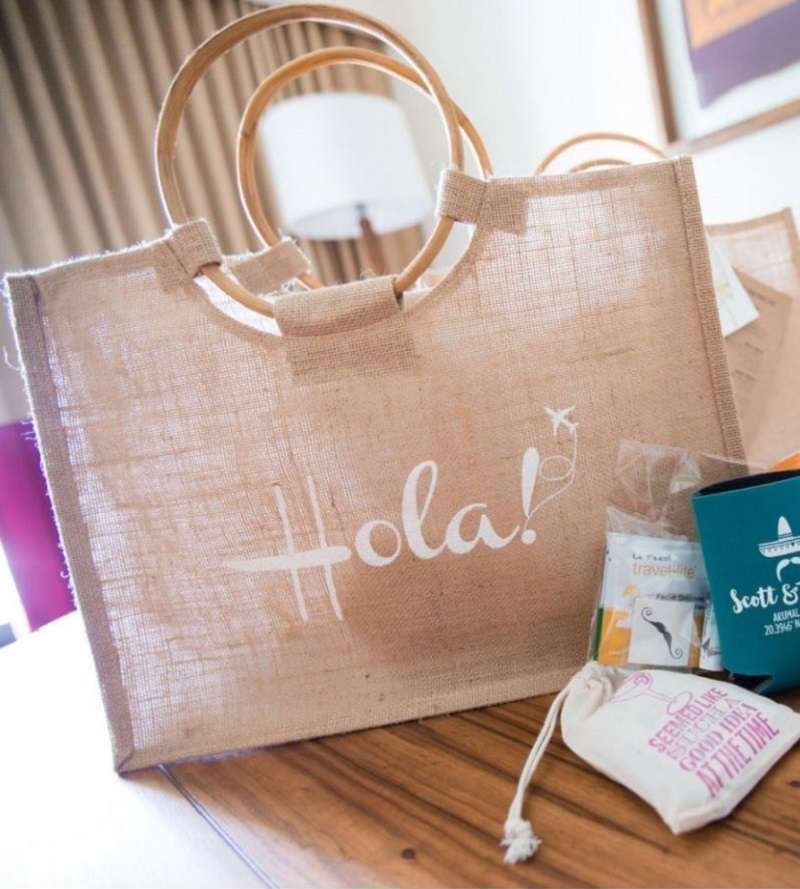 Designer Jute Shopping Bag